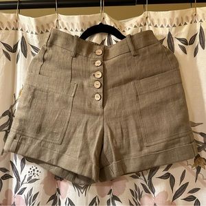 Bershka shorts size M khaki green